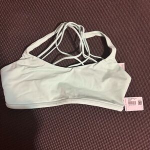 Lululemon Light Green Strappy Sports Bra
